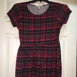 Red plaid dress! Worn twice, size L.